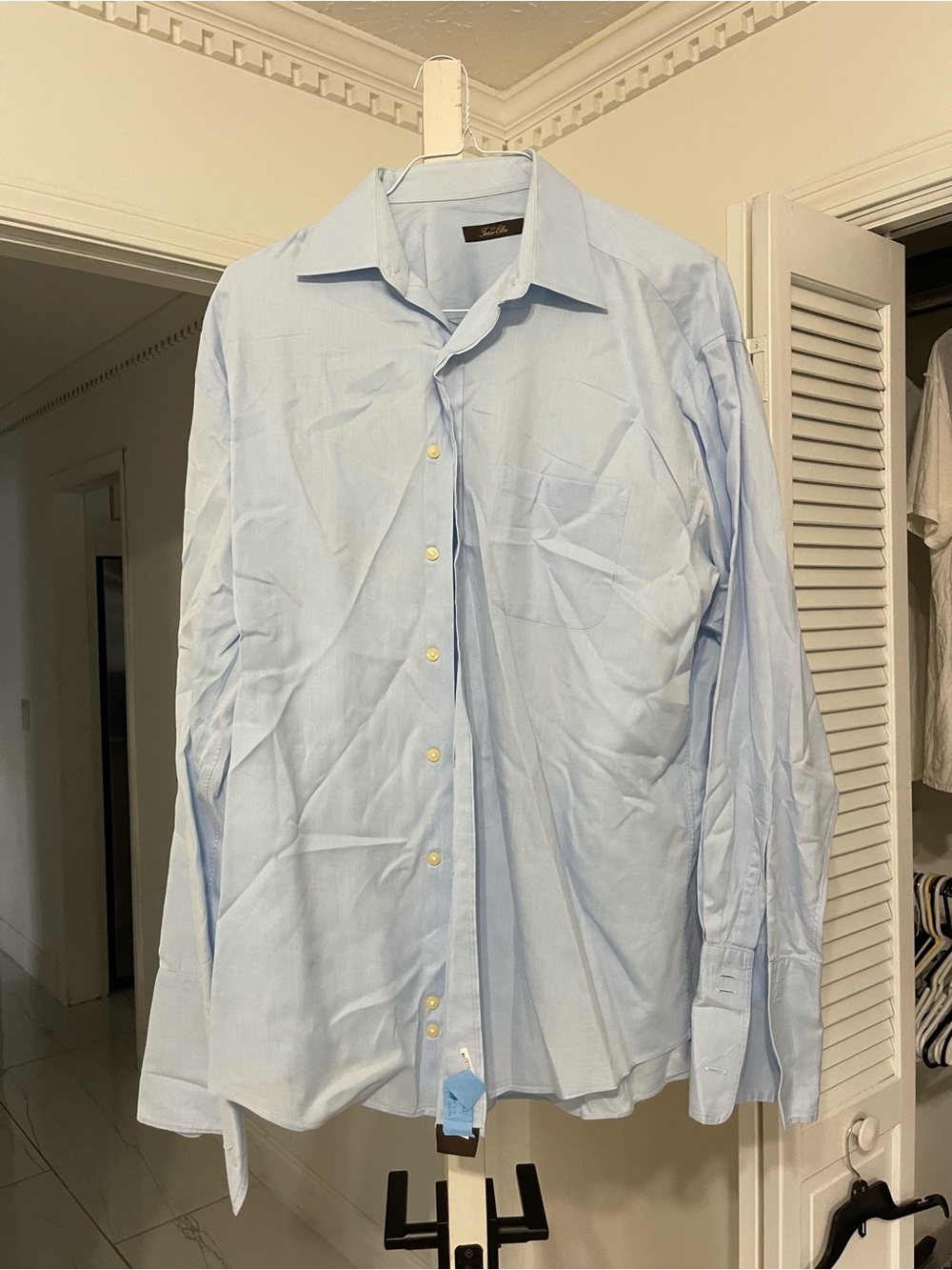 Tasso Elba Light Blue Long Sleeve Dress Shirt